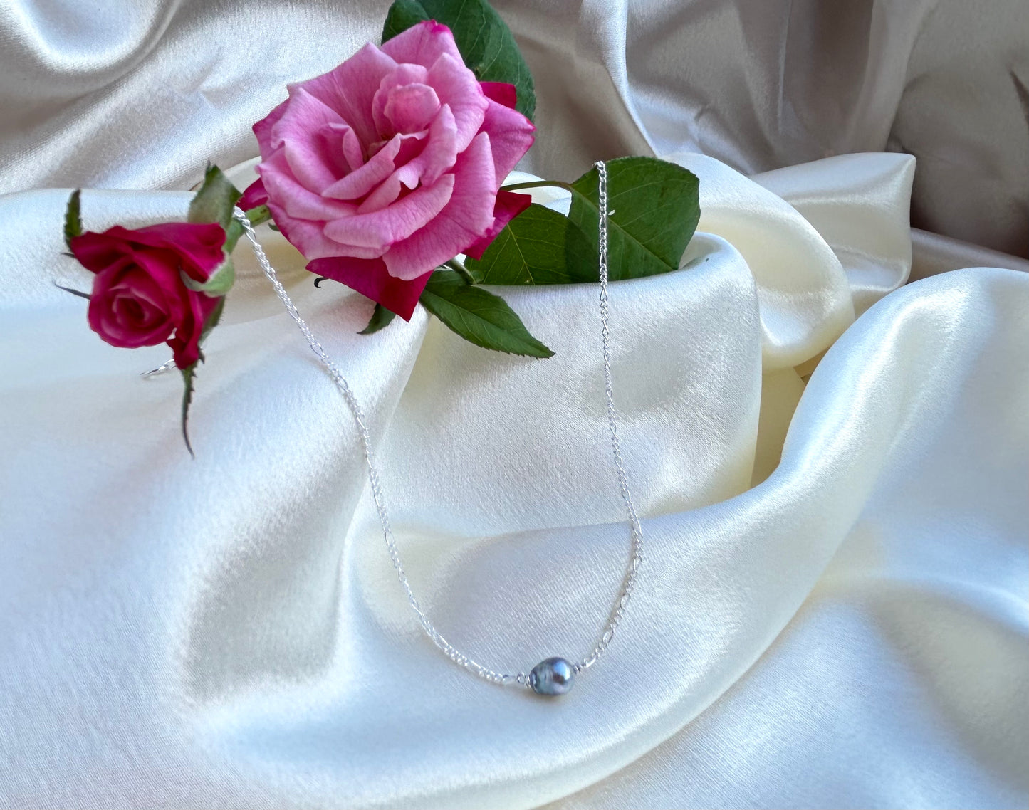 Single Akoya Pearl Anklet