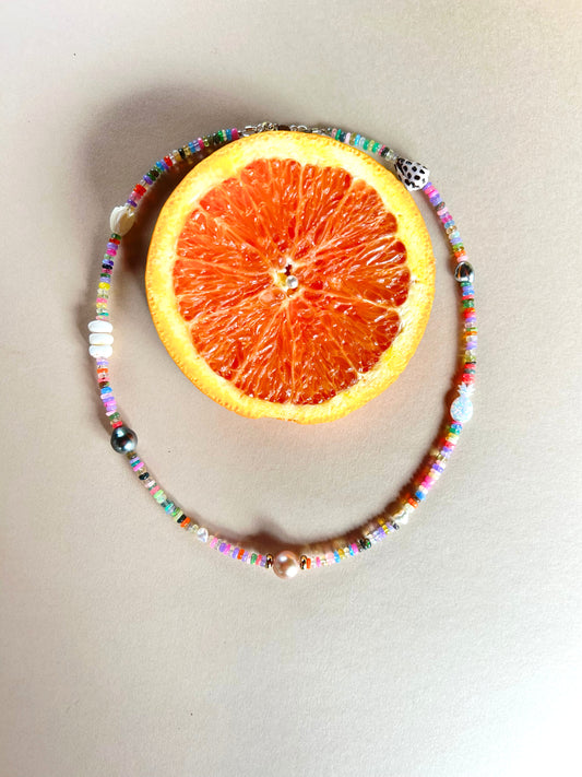 Summer Party Opal necklace